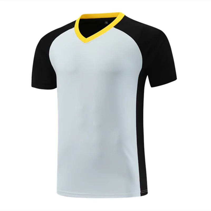 Professional Referee Basketball Jerseys Adult Badminton Table Tennis Umpire Shirt Short Sleeves V-neck Competition Judge Tops