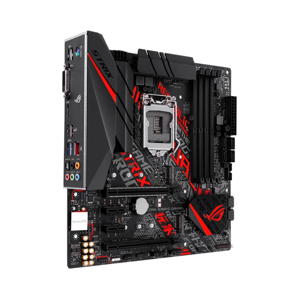 Imagem -04 - Usado Asus Rog Strix B360-g Gaming Chipconjunto B360 Soquete Lga 1151 para 8th 9th Gen Core Matx Form Factor 4x Ddr4