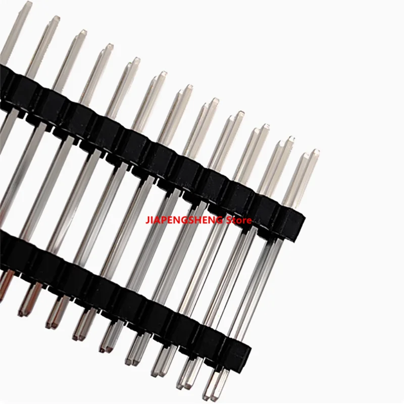 10PCS 2.54 double row double plastic pin header 3+6 L18/20/22/24/26/28/29/31/32/33/36/41/42