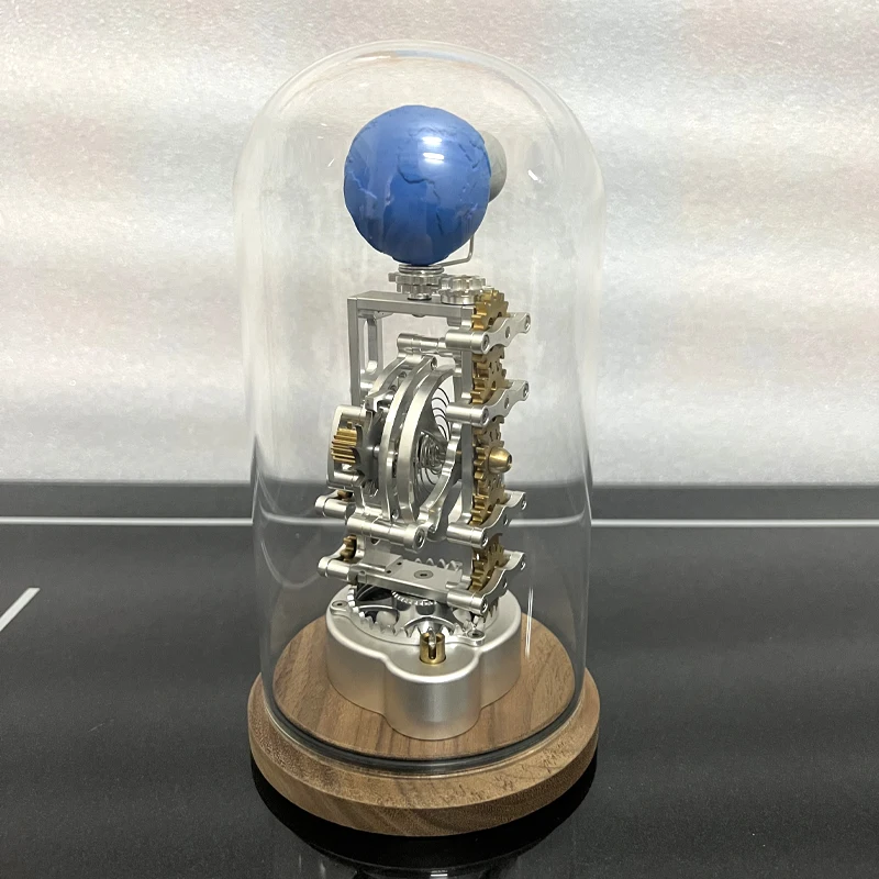 โมเดลโลหะจักรกลสร้างสรรค์ของโลกและดวงจันทร์ ของตกแต่งตั้งโต๊ะ ของขวัญ