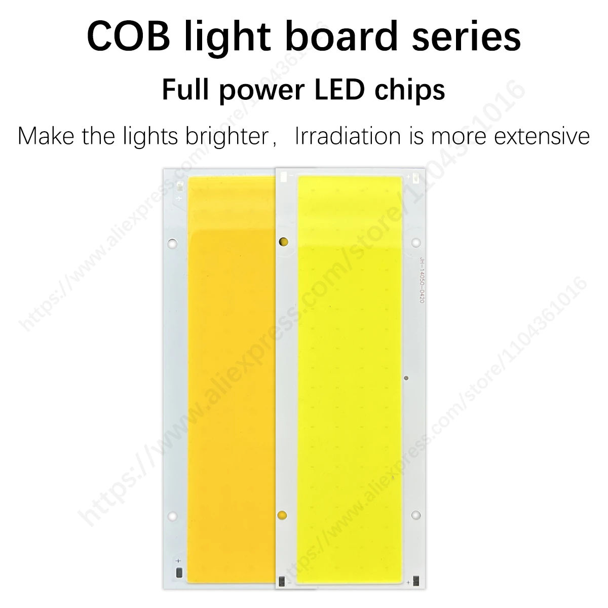 사각형 COB LED 칩 매트릭스 모듈, 고휘도, DIY 자동차 작업 및 가정용 COB 칩용, 30W, 12V