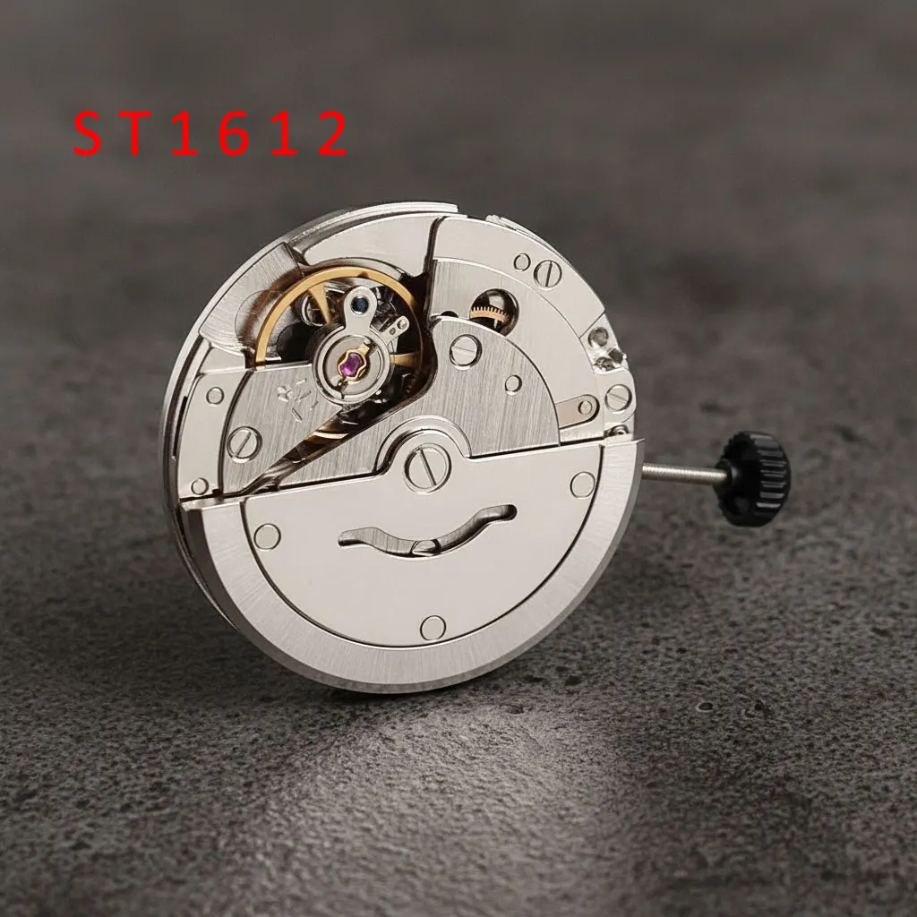 SEA-gull ST1612 Automatic Mechanical Movement Watch Replacements Hacking Seconds Auto Date 21 Jewels White Date Wheel