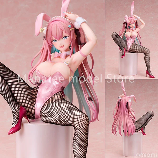 

БЕСПЛАТНАЯ оригинальная фигурка «Iro Bunny» в стиле B с иллюстрированием Satou Pote, ПВХ, аниме-модель, коллекция игрушек, кукла в подарок