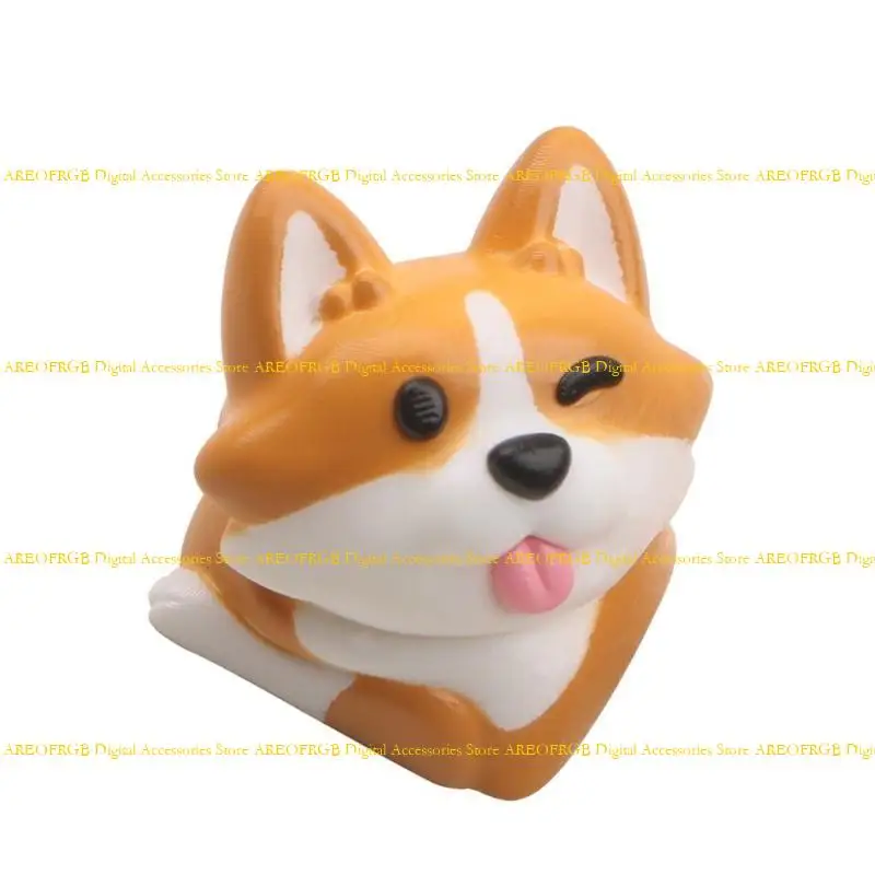 

E21E Corgis Butt ABS PVC Keycaps Mechanical Keyboards Gamer Keyboards Keycaps