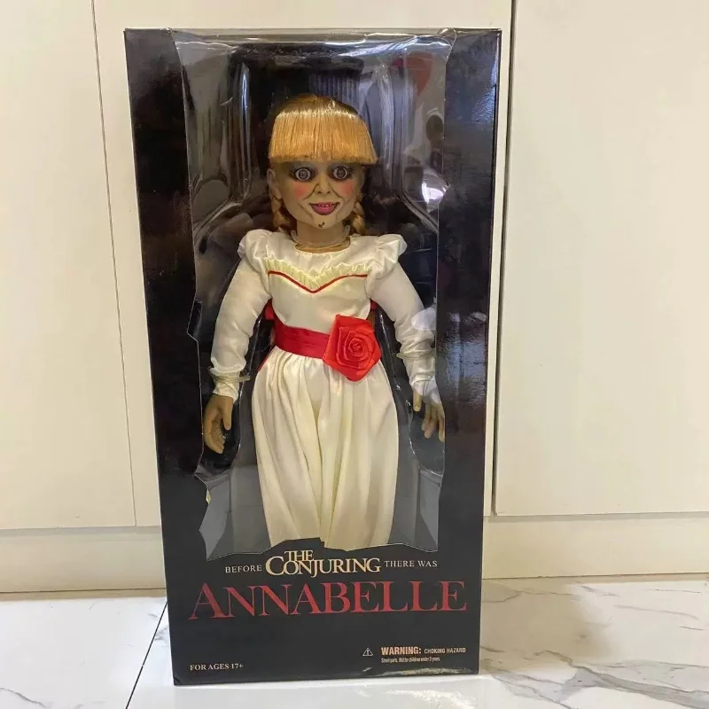 Original in stock Mezco Annabelle 18 inch movable doll figurine model Action Figure Model Toys Gifts