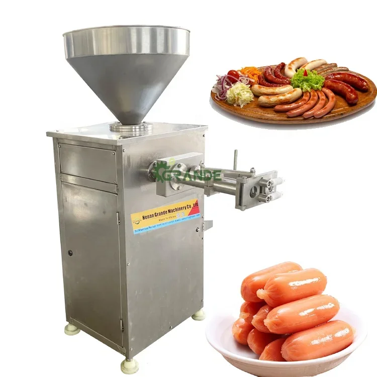 Electric Quantitative Industrial High Output Automatic Sausage Stuffing Filling Making Machine Sausage Hotdog Maker Machine