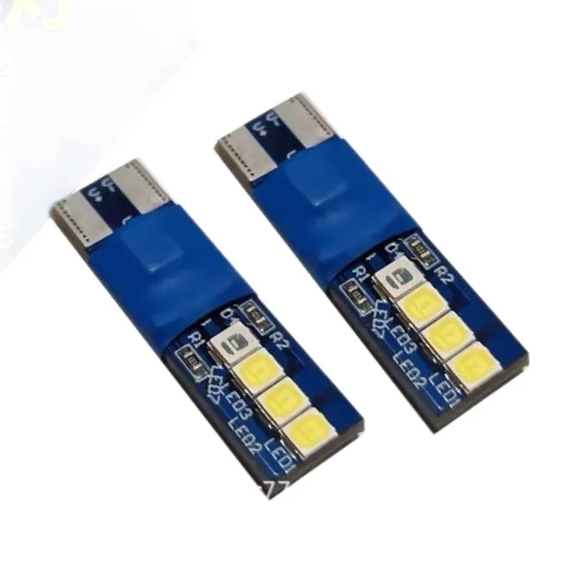 T10 W5W 6000K LED Car Light With Welcome Mode-2 Pack Bright White Perfect For Interior, License Plate And More
