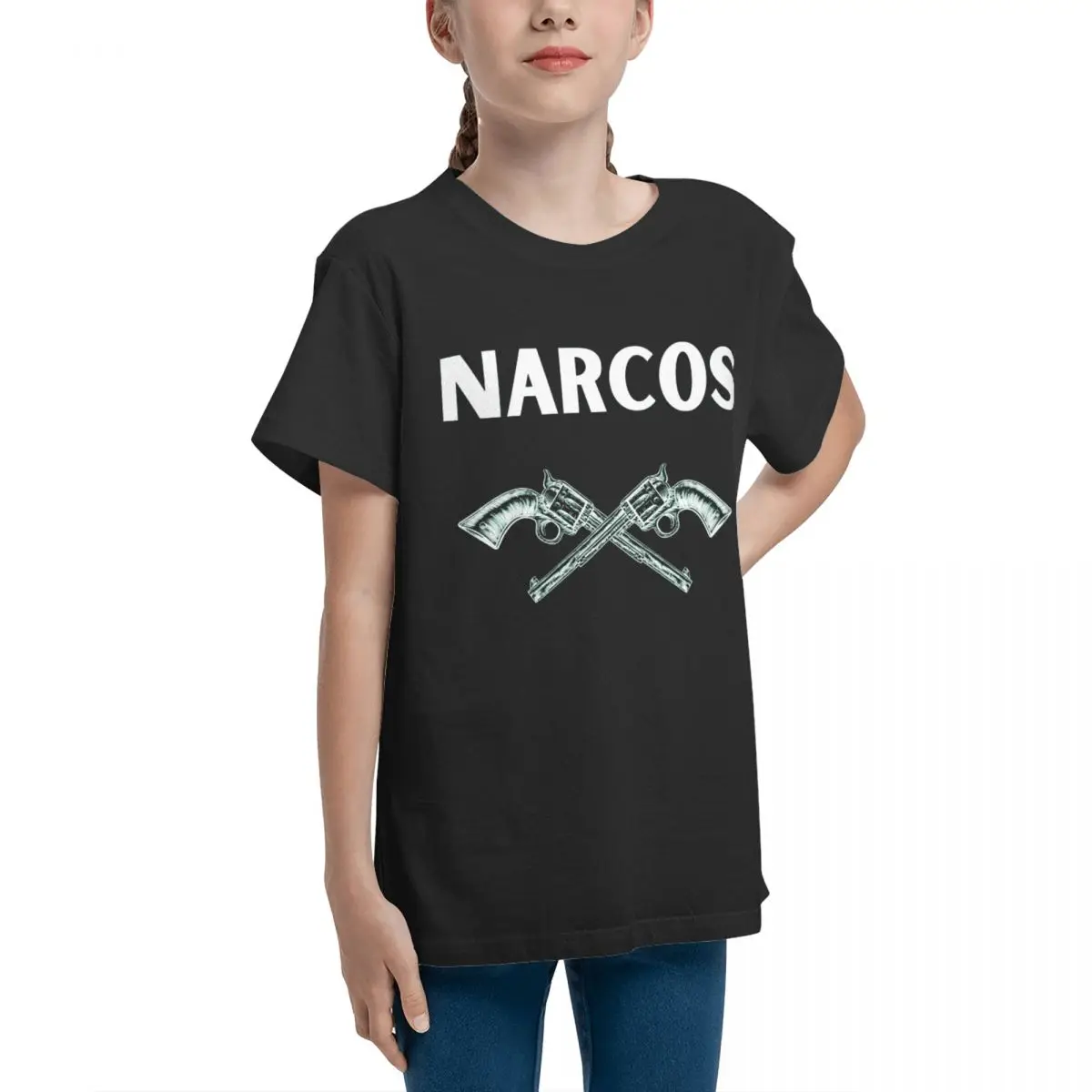 Narcos Series Gangster Classic Vintage Fitness Teenagers Basic Short Sleeve T-Shirt Modern Tshirt Funny Novelty