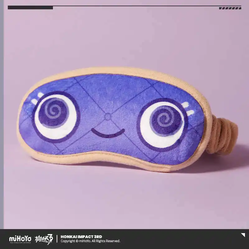 Honkai Impact 3rd Theresa Apocalypse Sleep Mask, Eyeshade, Plush Eye Cover, Butter Clothes Keychain, Anime Toy for Kids, Official MiHoYo