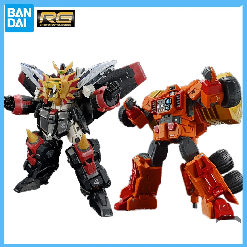 

Original BANDAI RG 1/144 Goldion Hammer Marg Hand GOLDYMARG Gundam Morphing Ensemble Plastic Model Kit Action Toy Figure Kid Gif