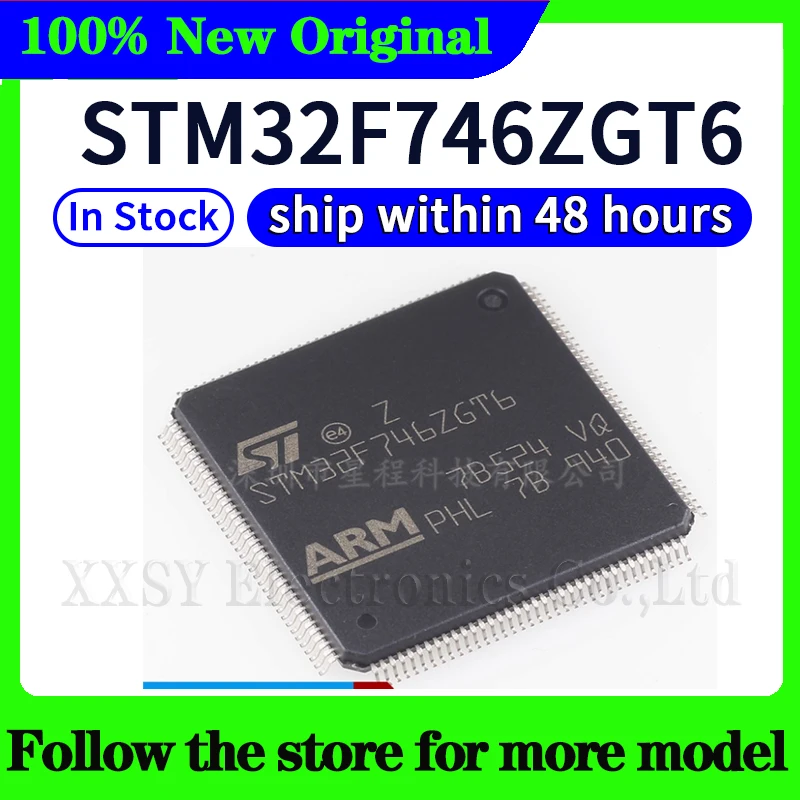 

STM32F746ZGT6 In stock 48 hours ship