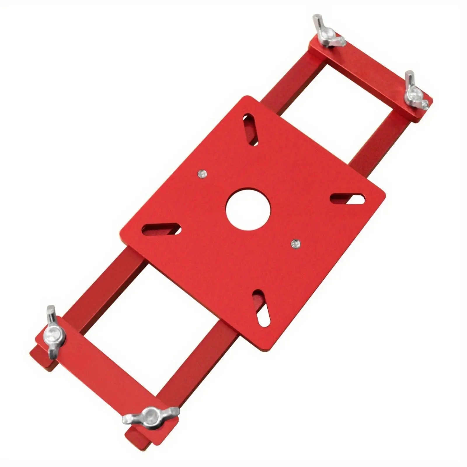 2 in 1 Cabinet Slotting Fixture Adjustable Router Jig Accessory for Woodworking Router Base Carpentry Tools