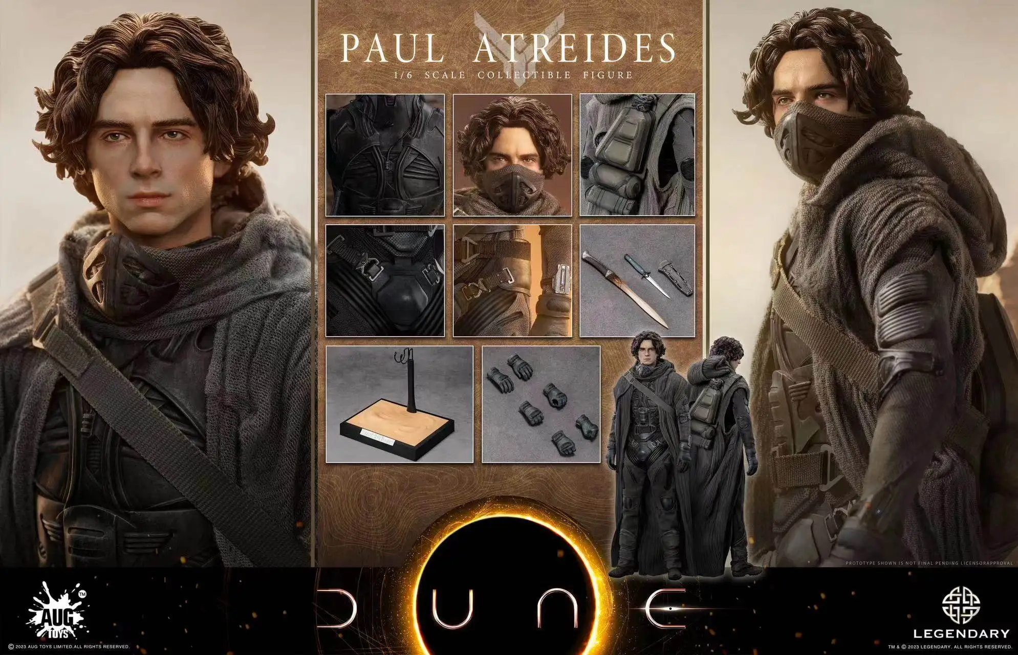 

Aug Toys Paul Atreides Dl003 1/6 Scale Collectible Action Figure Anime Peripheral Model Kt Statue Ornament Toy