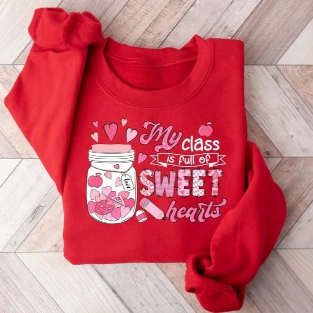 فدي هو الحبيب الكامل تعليم الحبيب عيد الحب هوديي الخريف والشتاء طويلة الأكمام ملابس الشتاء النساء قمم #3