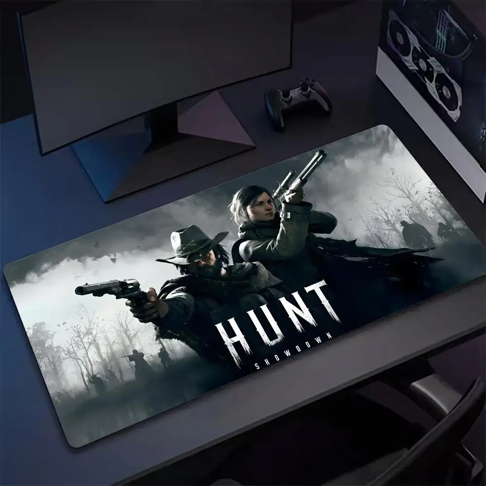 Cool H_hunt S_showdowns Mouse Pad Tapetes de Mesa Teclado, Borracha Kawai, Tapete de Mesa Antiderrapante, XXL90x40cm