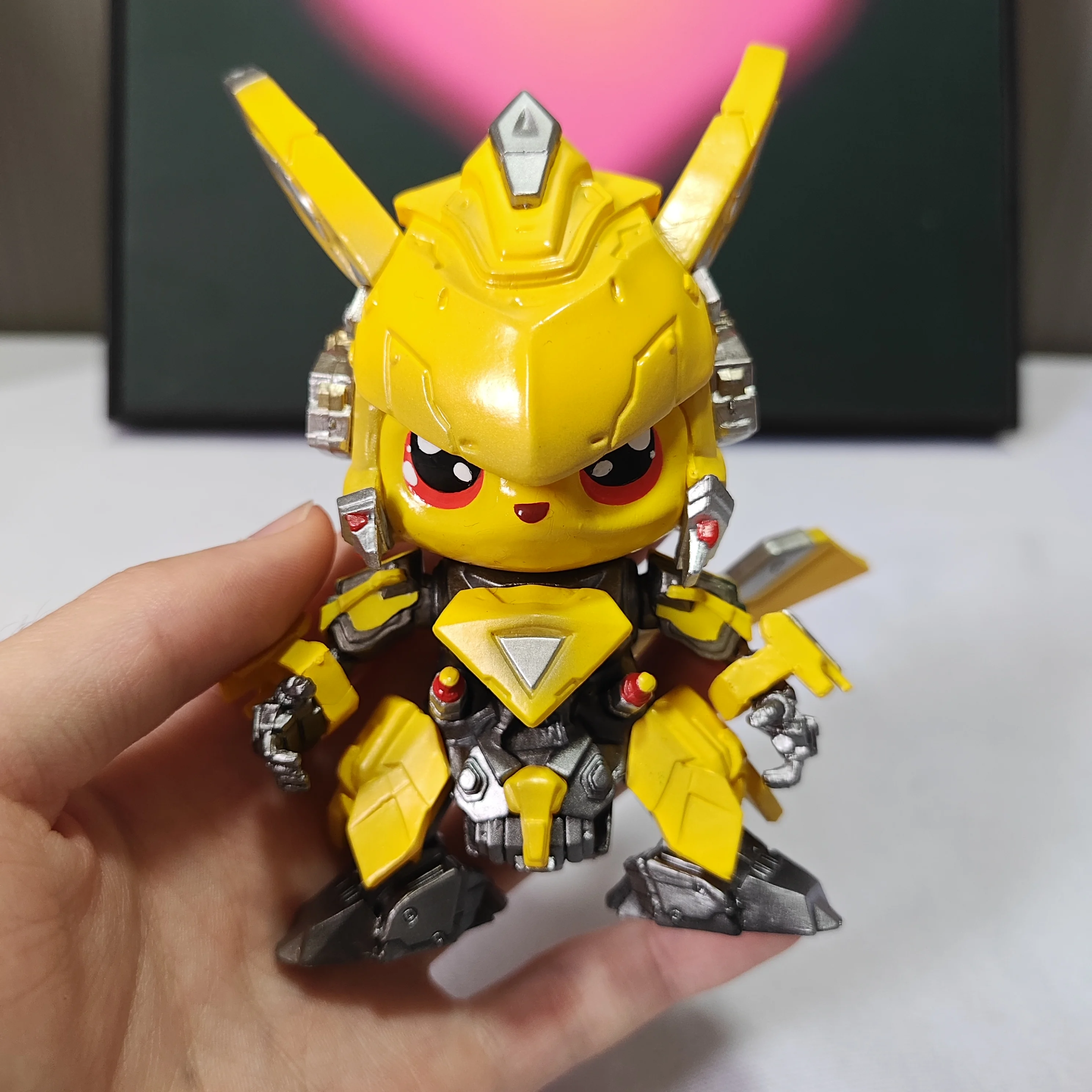 Pikachu Bumblebee Peripheral Figurine Model Table Decoration, Birthday Gift, Trendy Toy Scene Decoration, Car Decoration - view 3
