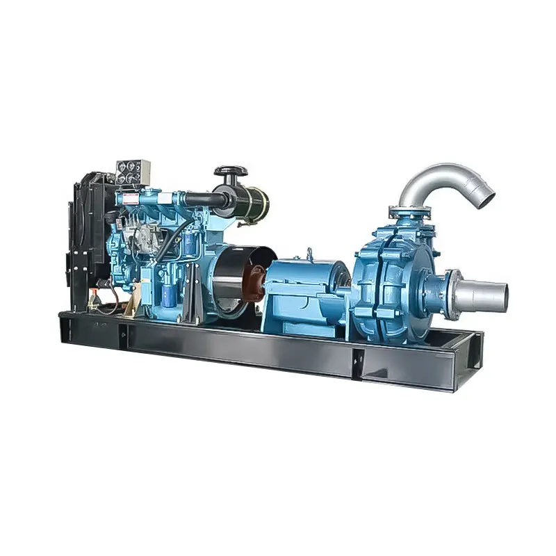 Horizontal centrifugal slurry pumps  Engine driven centrifugal river sand solid heavy  mud pump slurry pumps