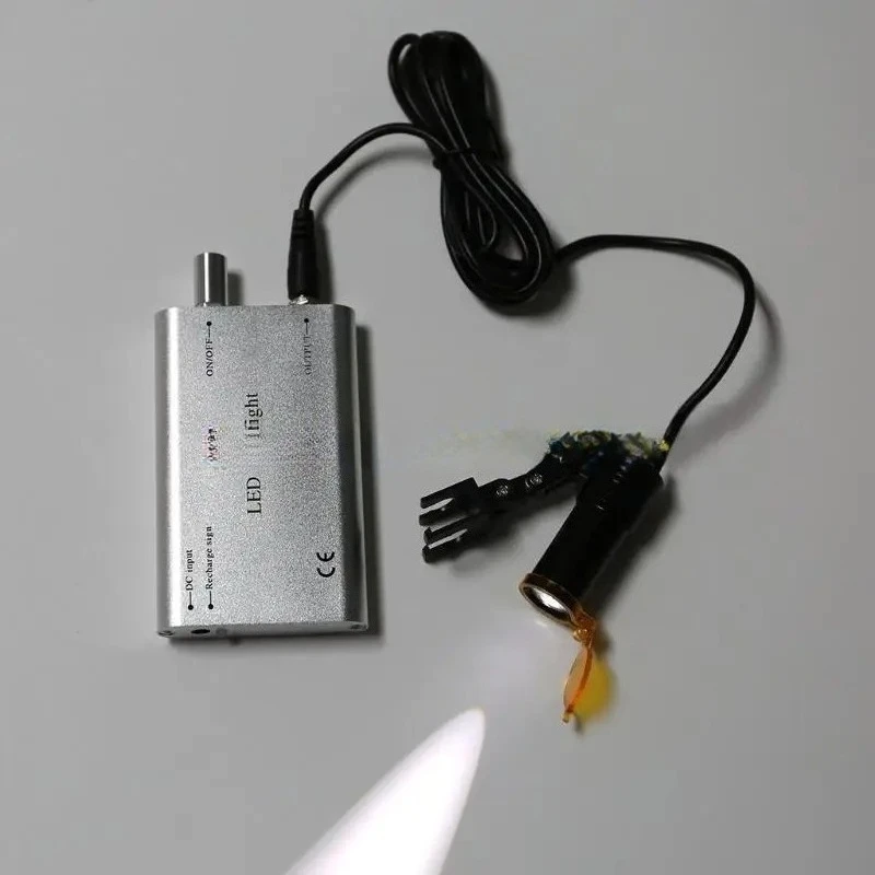 5W Dental Medical Portable LED Headlight Iron Frame Clip On LED light Filter