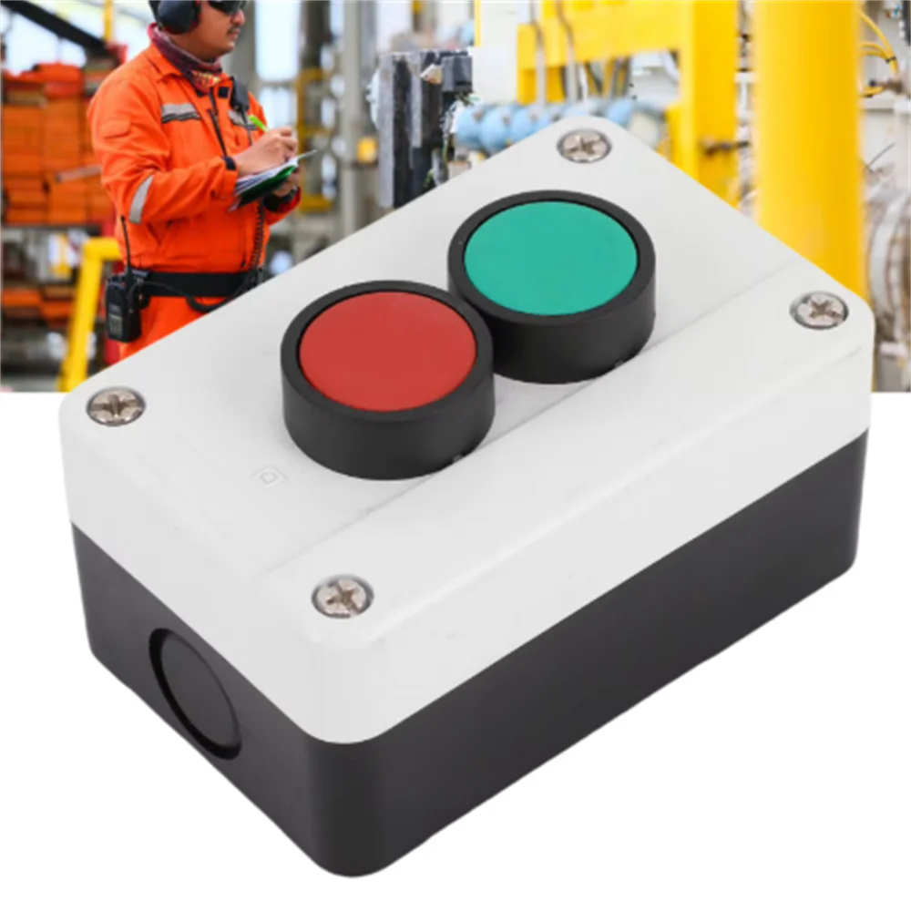 2 Hole Start Stop Push Button Switch Box IP65 Waterproof Industrial Control Station