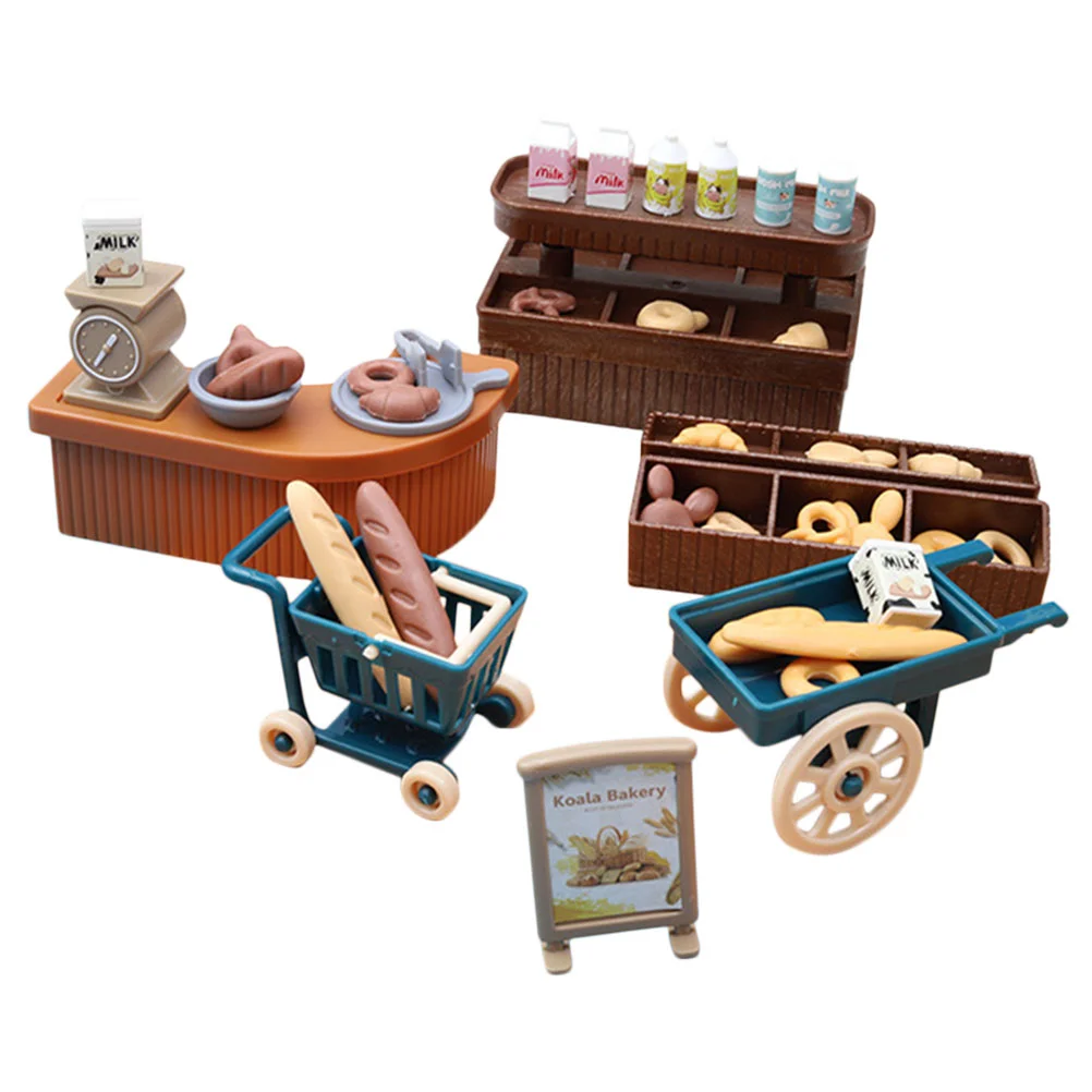 Dollhouse Bakery Houses Mini Accessories Simulation Toy Miniature Food Toys Adornment Props Scene Accessory
