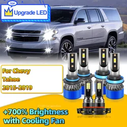 6Pcs 30000LM Canbus Car LED Headlights Bulb HB3 H11 5202 Auto Fog Lights Lamp For Chevy Tahoe 2015 2016 2017 2018 2019