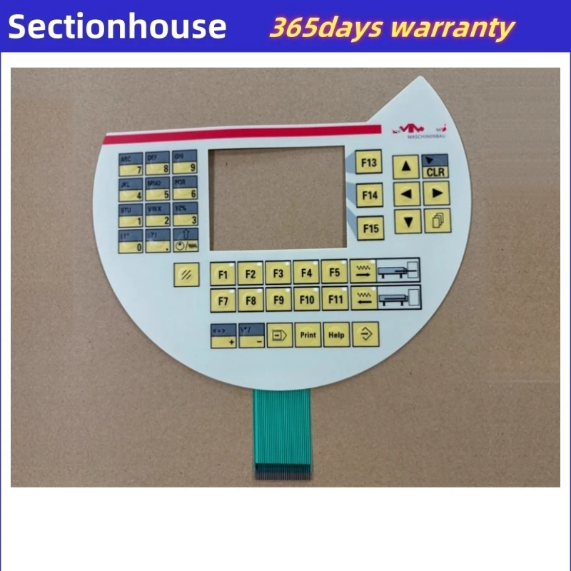 

High Quality Keyboard For FMB Lathe Feeding Machine Operation Panel VCH08.1EKB-064ET-A1D-064-ES-E3-PW Key Panel Protective Film