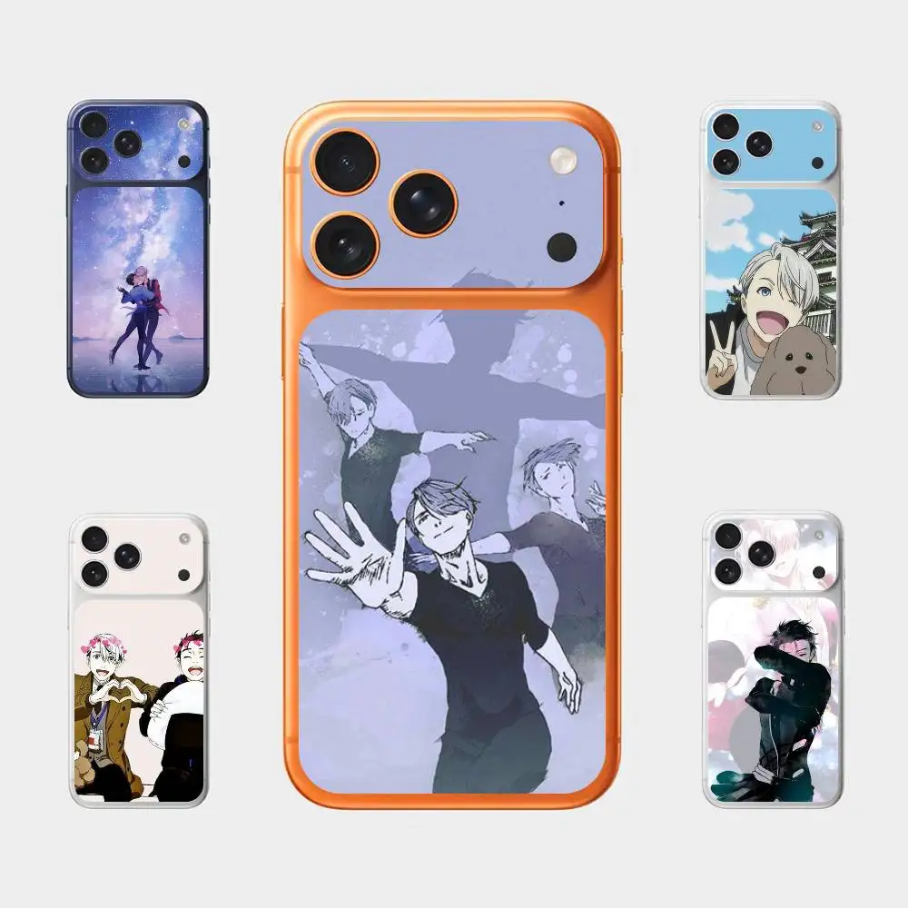 

Anime Yuri Plain Decal Skin for iPhone17 Pro Max Back Film Cover Wrap Anti-scratch Durable Sticker