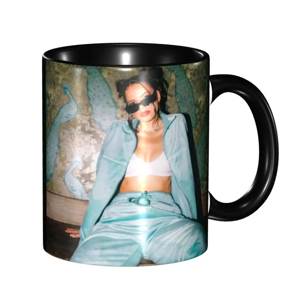 

German Singer Nina Chubas Coffee Mug DIY Customized Ceramic Milk Tea Mug