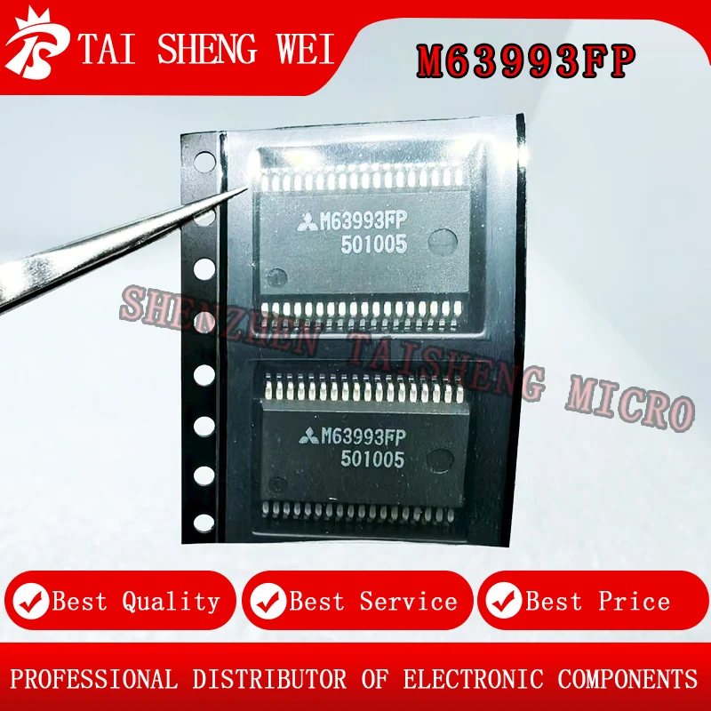 5PCS Brand New M63993FP M63993 SMD SSOP-36 High Voltage 3 Phase Bridge Driver Transceiver Chip