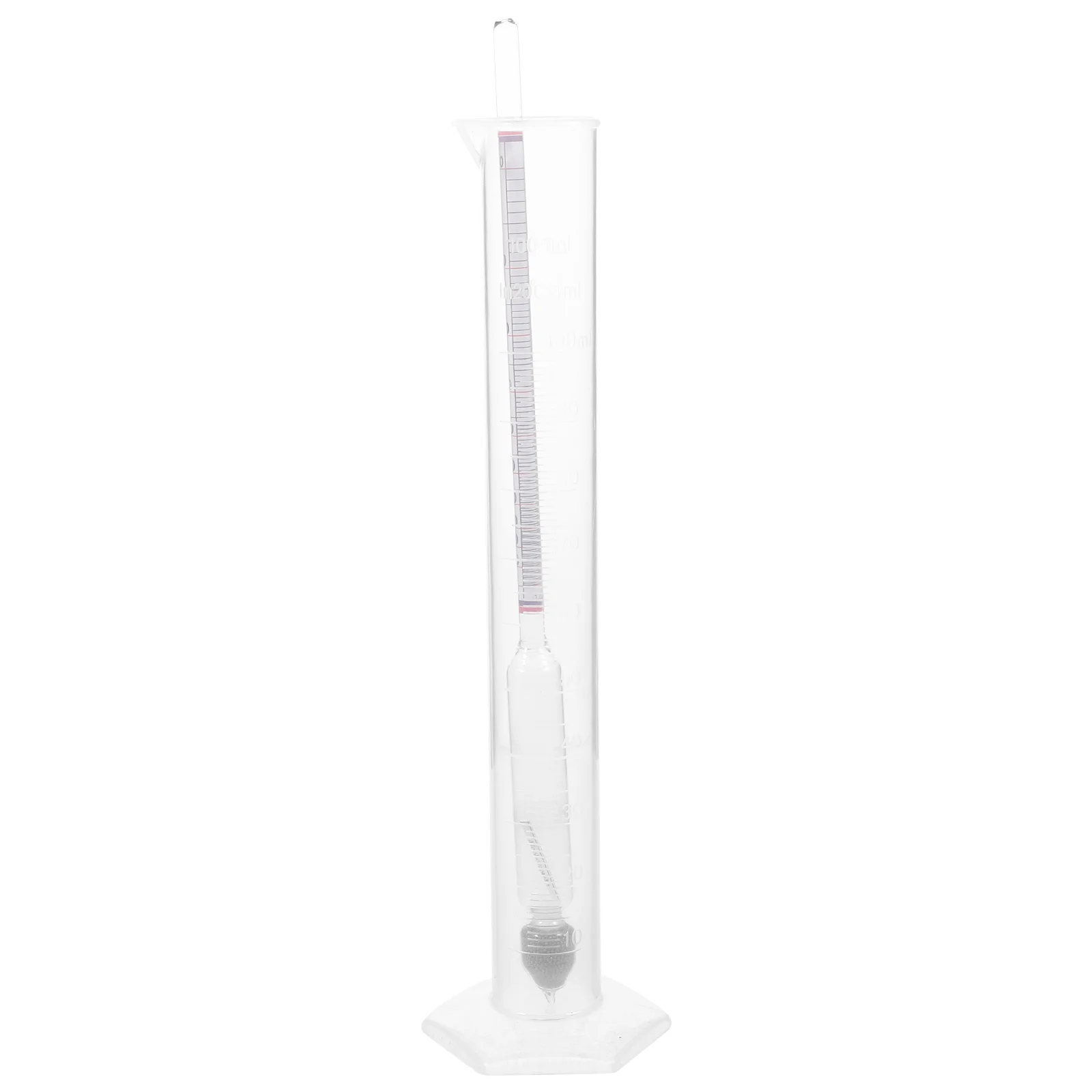 Alcohol Density Meter Hydrometer Gravity Tester Supplies Specific Measuring Tools Plastic 0-100 Proof for
