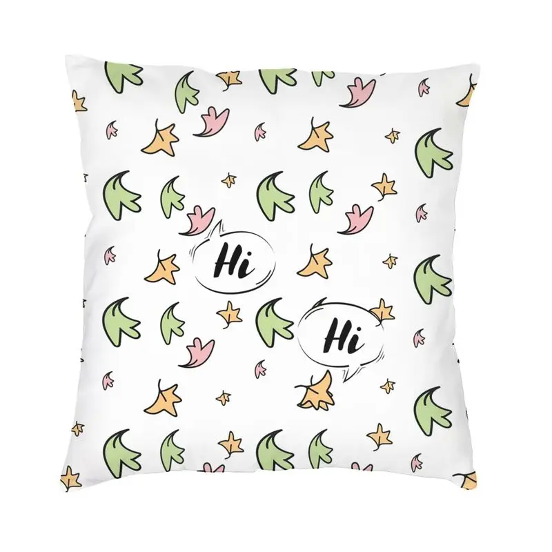 Fashion Heartstoppers Leaves TV Series Square Throw Pillow Case Home Decorative Print Happy Pride Nick Charlie Cushion Cover