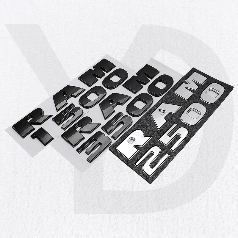 ABS Car Fender Emblem Stickers for Dodge RAM1500 RAM2500 RAM3500 RAM 1500 2500 3500 Logo Rear Trunk Badge Decals Accessories - view 6