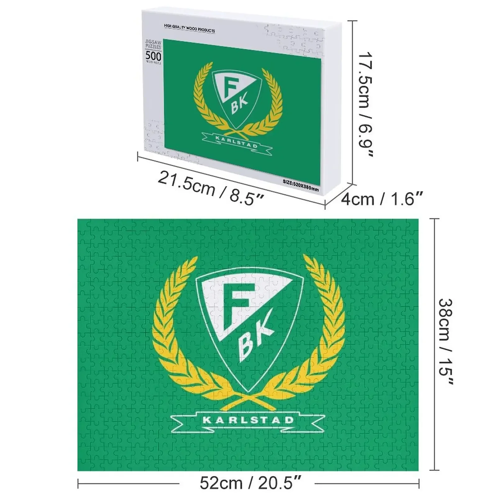 F?rjestad BK Jigsaw Puzzle Regali personalizzati per bambini Nome in legno Foto personalizzata Regali personalizzati Puzzle