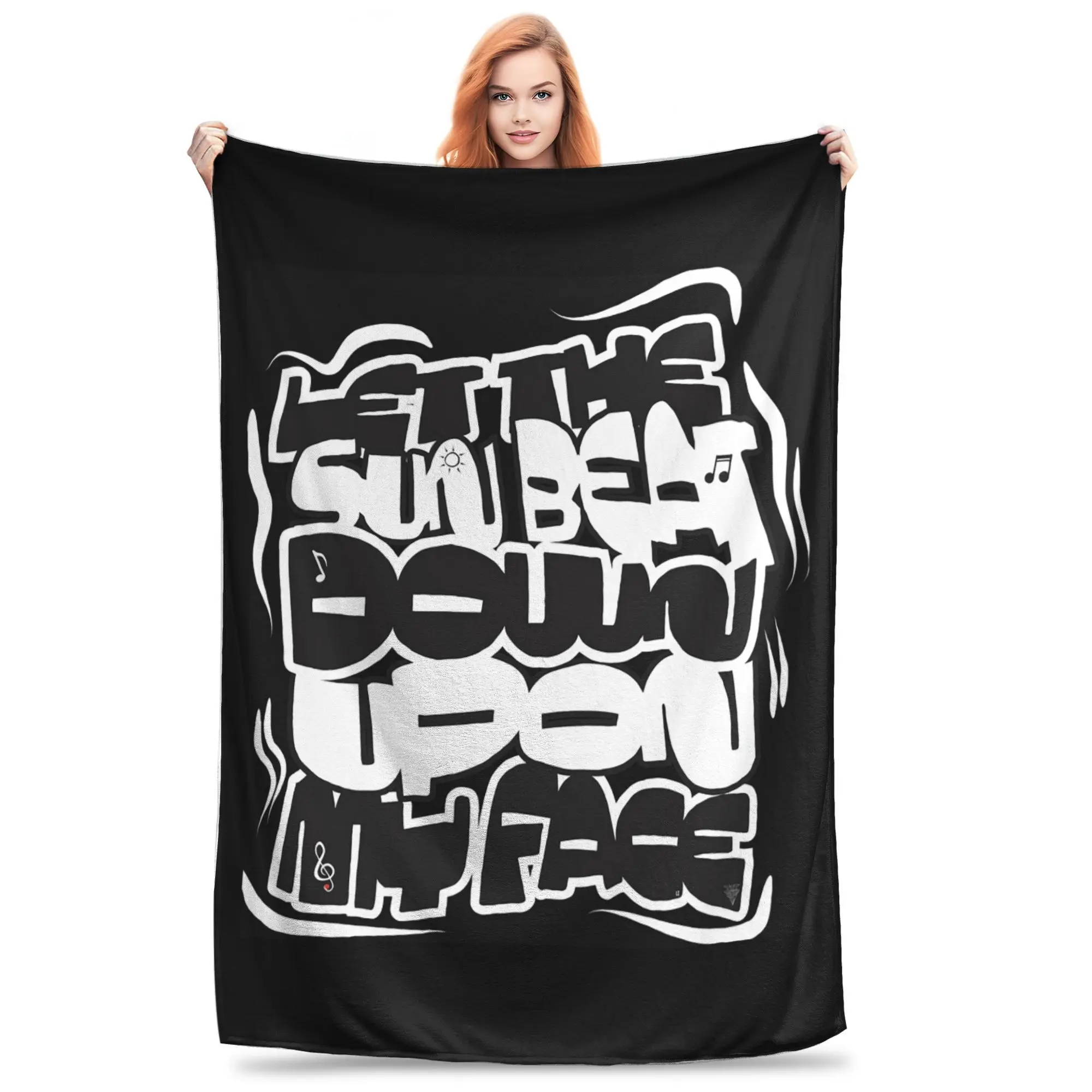 

Пусть солнца para fundos escuros - Wilhelm - Rock Blankets Многофункциональное флисовое одеяло для дивана для дома, спальни, улицы