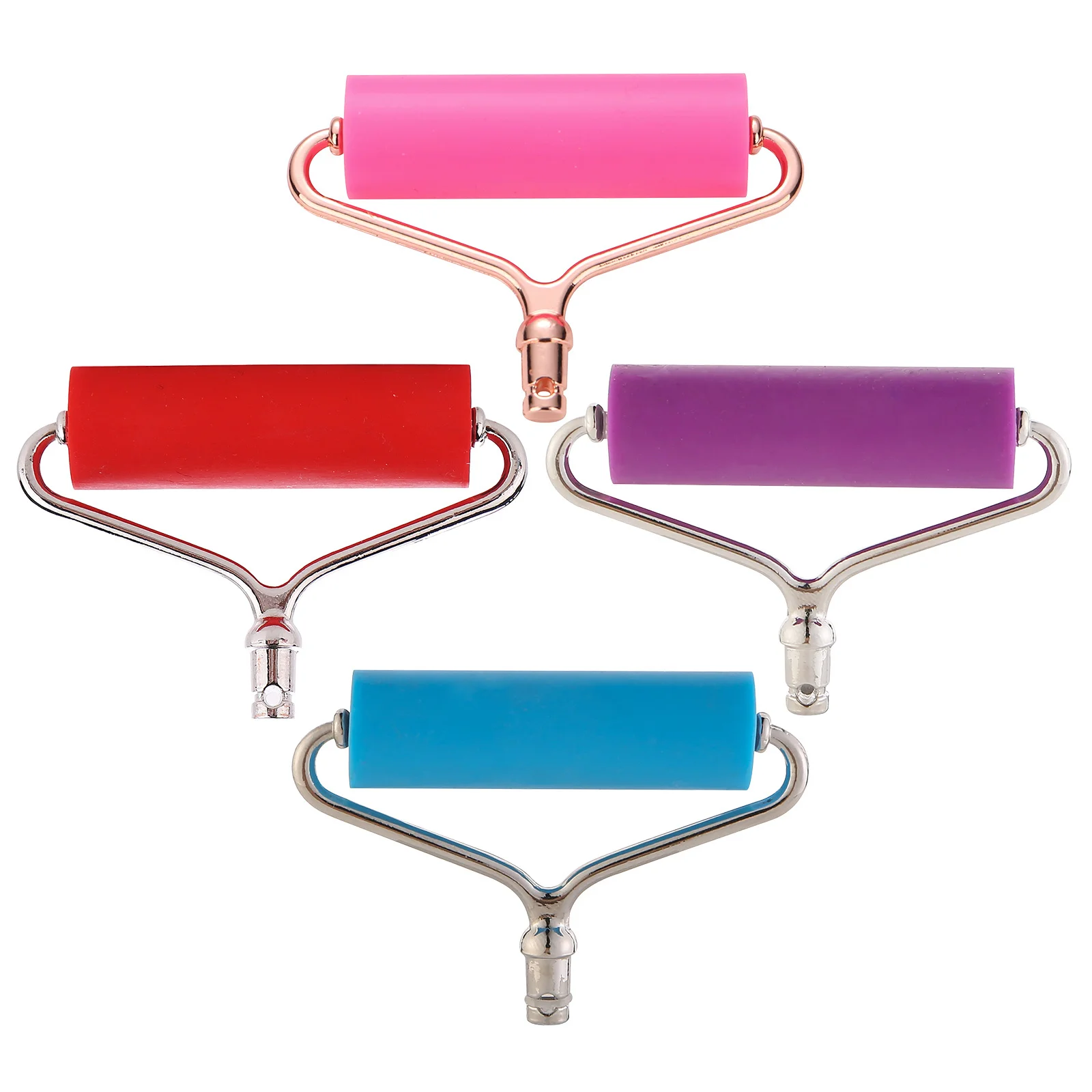 

4 шт., мини-ролик со стразами, инструмент для вышивки, ремесло, сменный валик для краски, 2,5x1,7 дюйма, товары для рукоделия