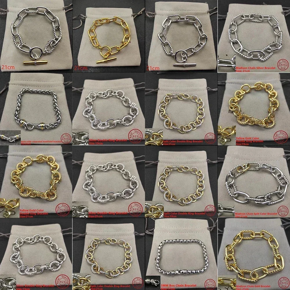 

2025 High Quality Stylish 925 Silver Dy Bracelet For Everyday Party Style Wear