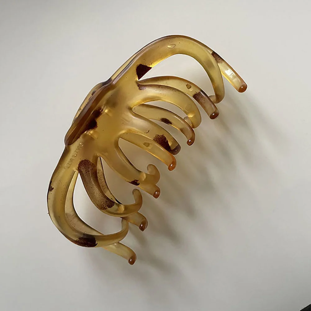 

2pcs Claw Clips Large Clamps Vintage French Accessories for Women Durable Styling Tool Elegant Grip Claw Puff Clamp for Daily