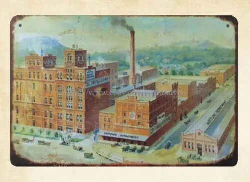 Chattanooga Brewing Company Ad metal tin sign room metal art