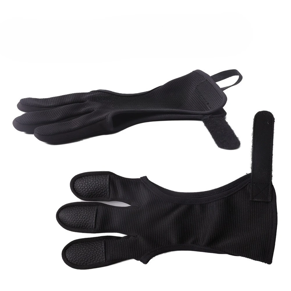 Bow and arrow three-finger gloves finger protection archery protective gear finger protection cover