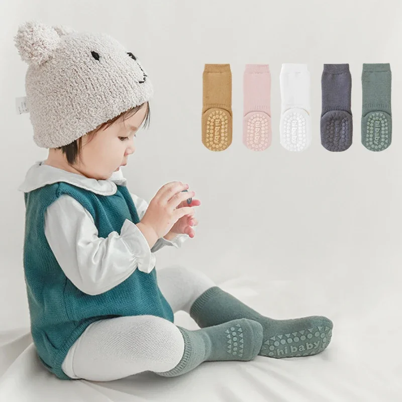 Baby Socks Plush Thicken Terry Children's Boys and Girls Non-slip Toddler Floor Sock Warm Infant Accessories 2022 Autumn Winter