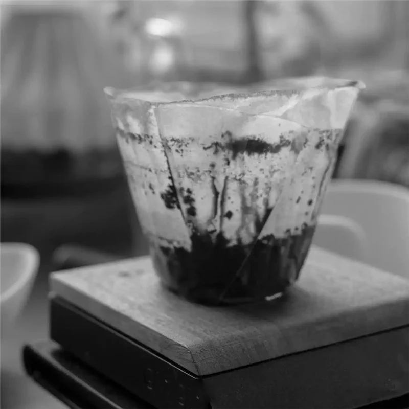 【Prijs-Drop!】Origami Cone Design Koffiefilterbeker Herbruikbare handgebrouwen koffiedruppelaarzeef met 155 mm filterpapier