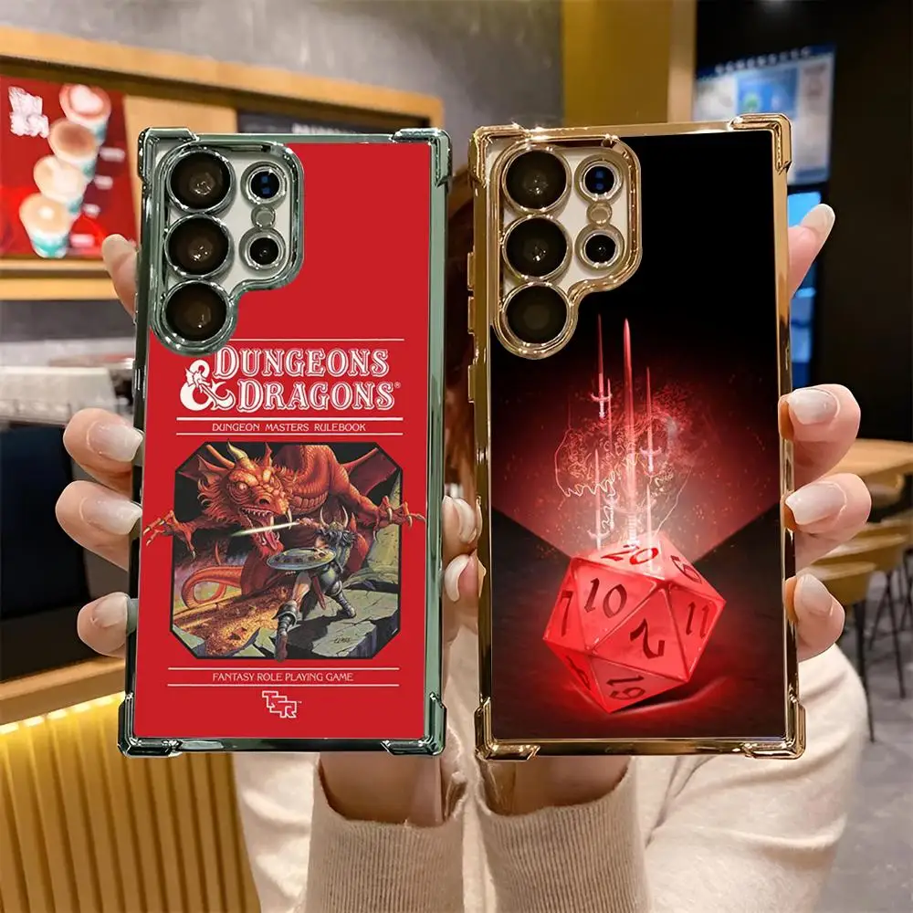 Dungeons Dragons Phone Case for Samsung Galaxy S26 25 24 23 22 21 plus Ultra FE Four-corner drop protection Cover