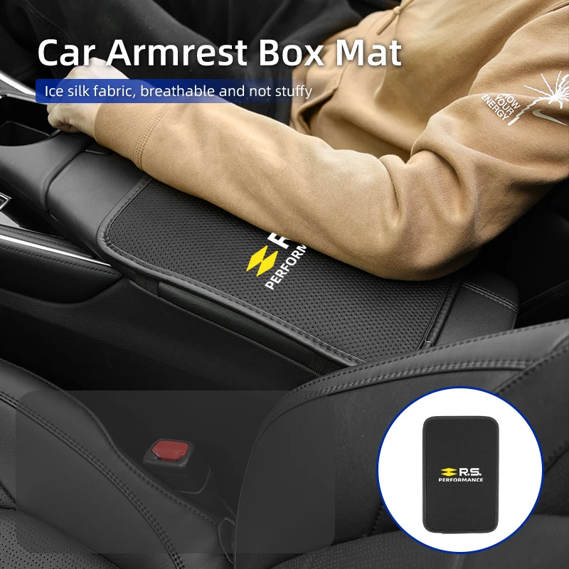 Car Armrest Box Pad Center Console Arm Rest Mat Auto Interior Accessories For Renault Megane Clio Kadjar Captur Sandero Duster