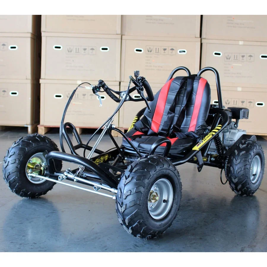 105CC Children's Mini Gaso-line Kart 25KM/H Sand Drift Elderly Go-Kart Buggy with 4 Stroke