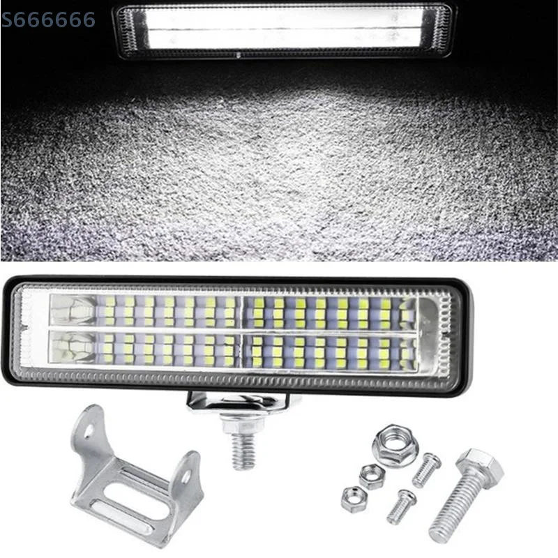 9-80 فولت شعاع لسيارة SUV 4WD - جديد 84 واط 28LED على الطرق الوعرة LED ضوء العمل بار كشاف ضوء القيادة الضباب الخفيف #4