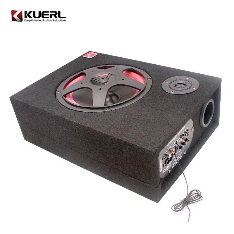 Samochód o dużej mocy 12 V/24 V/220 V Bluetooth potrójnego zastosowania 6-calowy kwadratowy subwoofer samochodowy z kartą wtykową