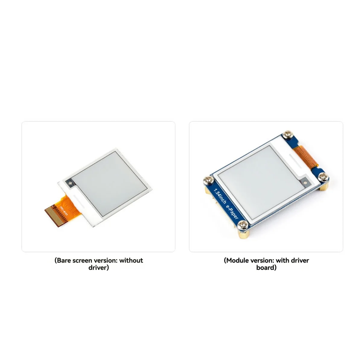 Módulo de exibição de tinta eletrônica A49T de 1,54 polegadas para, STM32, para tela SPI EPaper Módulo de papel eletrônico de 1,54 polegadas-(G)