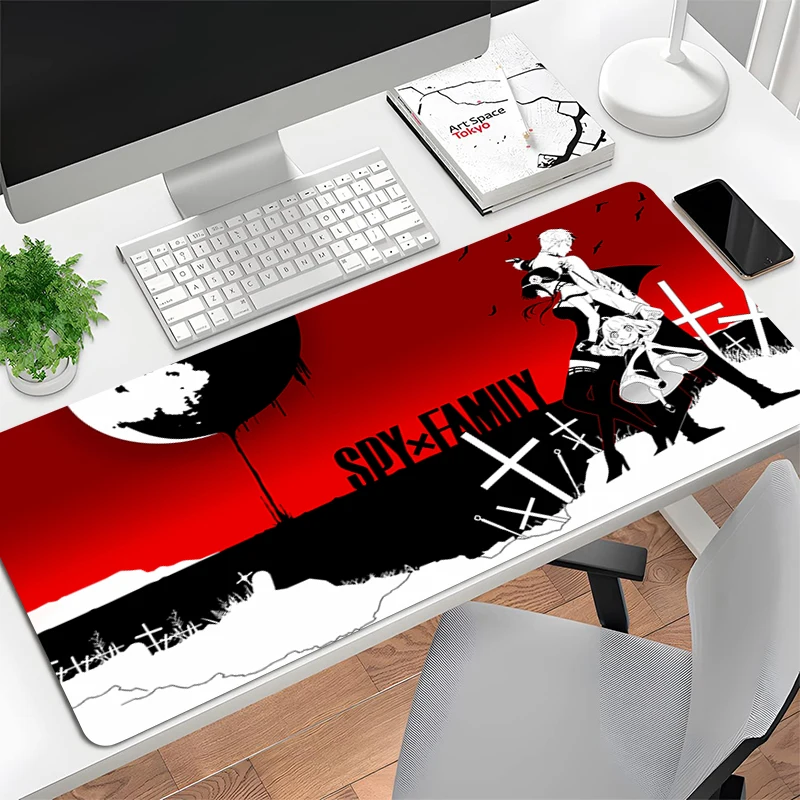 S-SPY×FAMILYs Mouse Pad Gaming Laptops Keyboard Mat Deskmat Pc Accessories Desk Protector Anime Gamer carpet big Mousepads XXXL