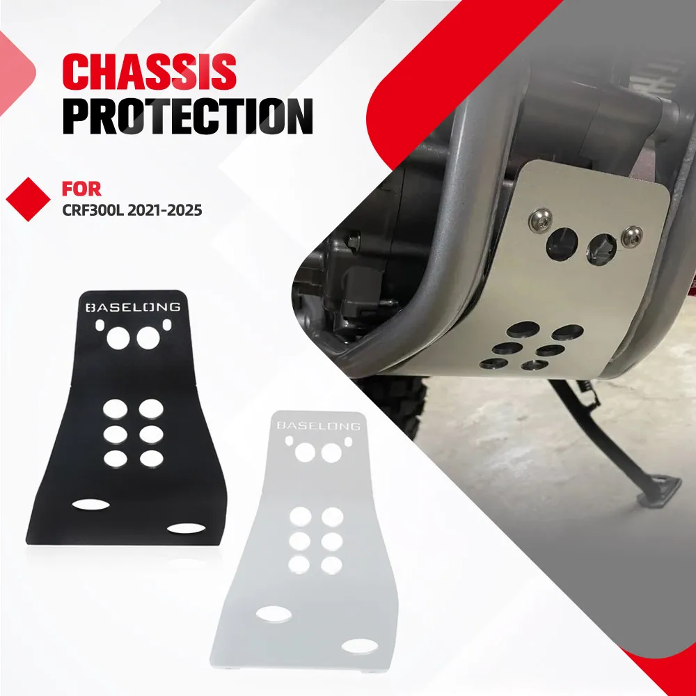 

Motorcycle Accessories Engine Skidplate Engine Guard Protetion Cover Debris Shield For HONDA CRF300L 2021-2022-2023-2024-2025