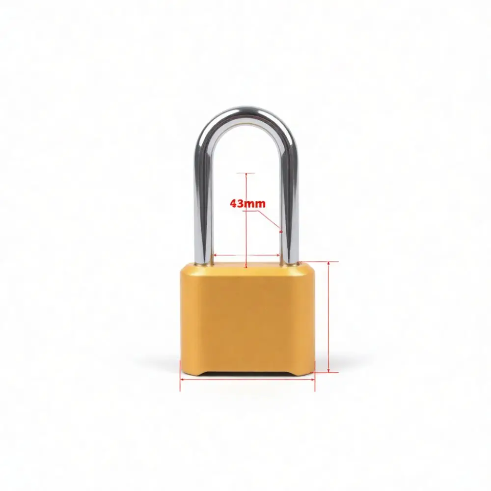 Heavy Duty Digital Password Padlock No Key Required Durable Metal Coded Security Lock For Outdoor Shed Door Garage Warehouse